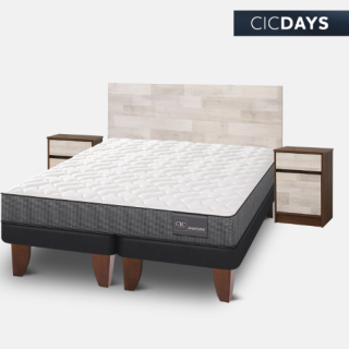 Cama Europea King Anatomic + Set Legno