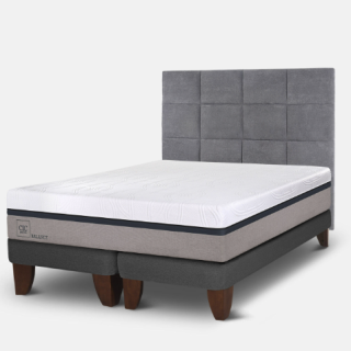 Cama Europea Super King Balance + Respaldo Támesis