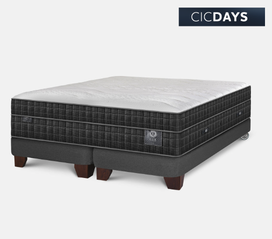 Cama Europea Super King Lux Base Dividida Baja
