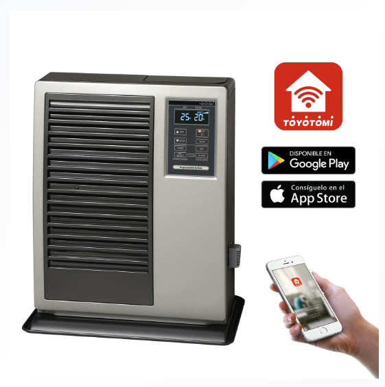 Estufa a Kerosene Tiro Forzado Wi-Fi 3 kW FF-V30TW