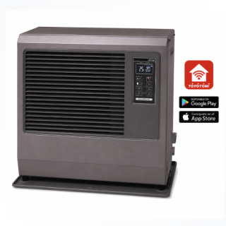 Estufa a Kerosene Tiro Forzado Wi-Fi 9,6 kW Láser-73W Grafito