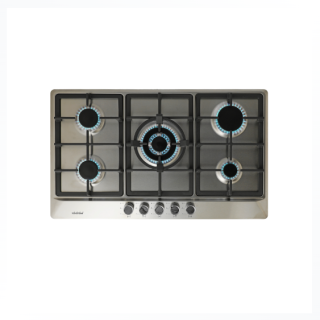 Encimera a Gas Inox Rejilla Hierro Fundido 90 cm EGI-90CI