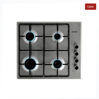 Encimera a Gas Inox Rejilla Esmaltada 60 cm EGI-60EN