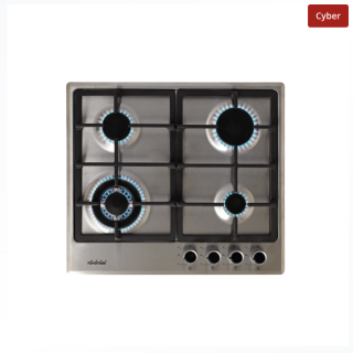 Encimera a Gas Inox Rejilla Hierro Fundido 60 cm EGI-60CI
