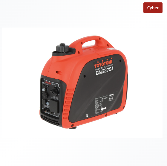 Generador a Gasolina Inverter Silencioso 2,4 kW Inverter GNG-27SI